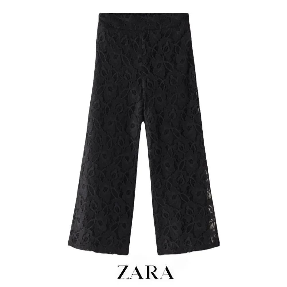 ZARA Kids | Black | LACE PANTS